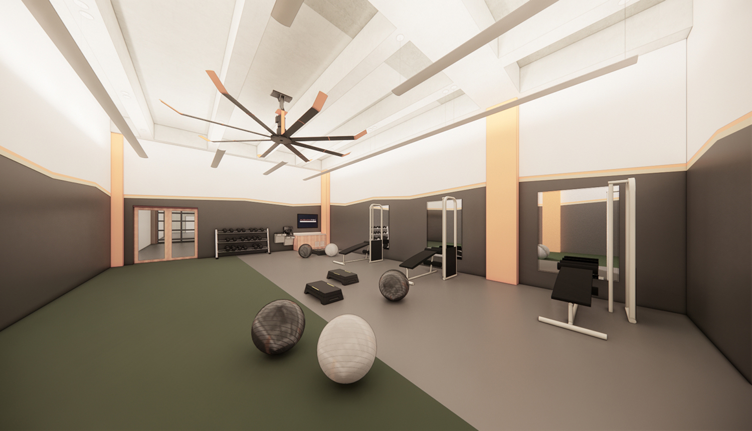 Recreation And Wellness Center Basement Renovation