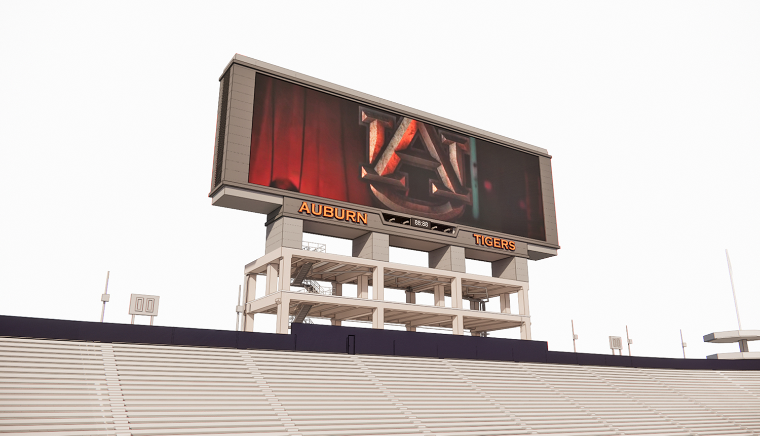 Jordan-Hare Stadium North Endzone Videoboard