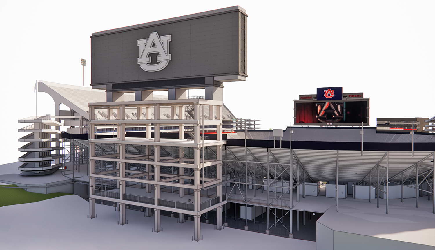 Jordan-Hare Stadium North Endzone Videoboard