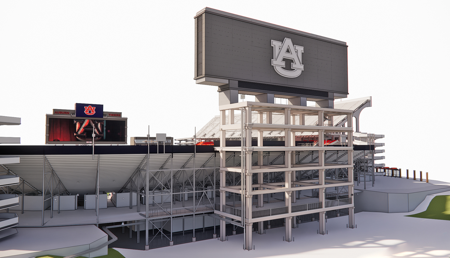 Jordan-Hare Stadium North Endzone Videoboard