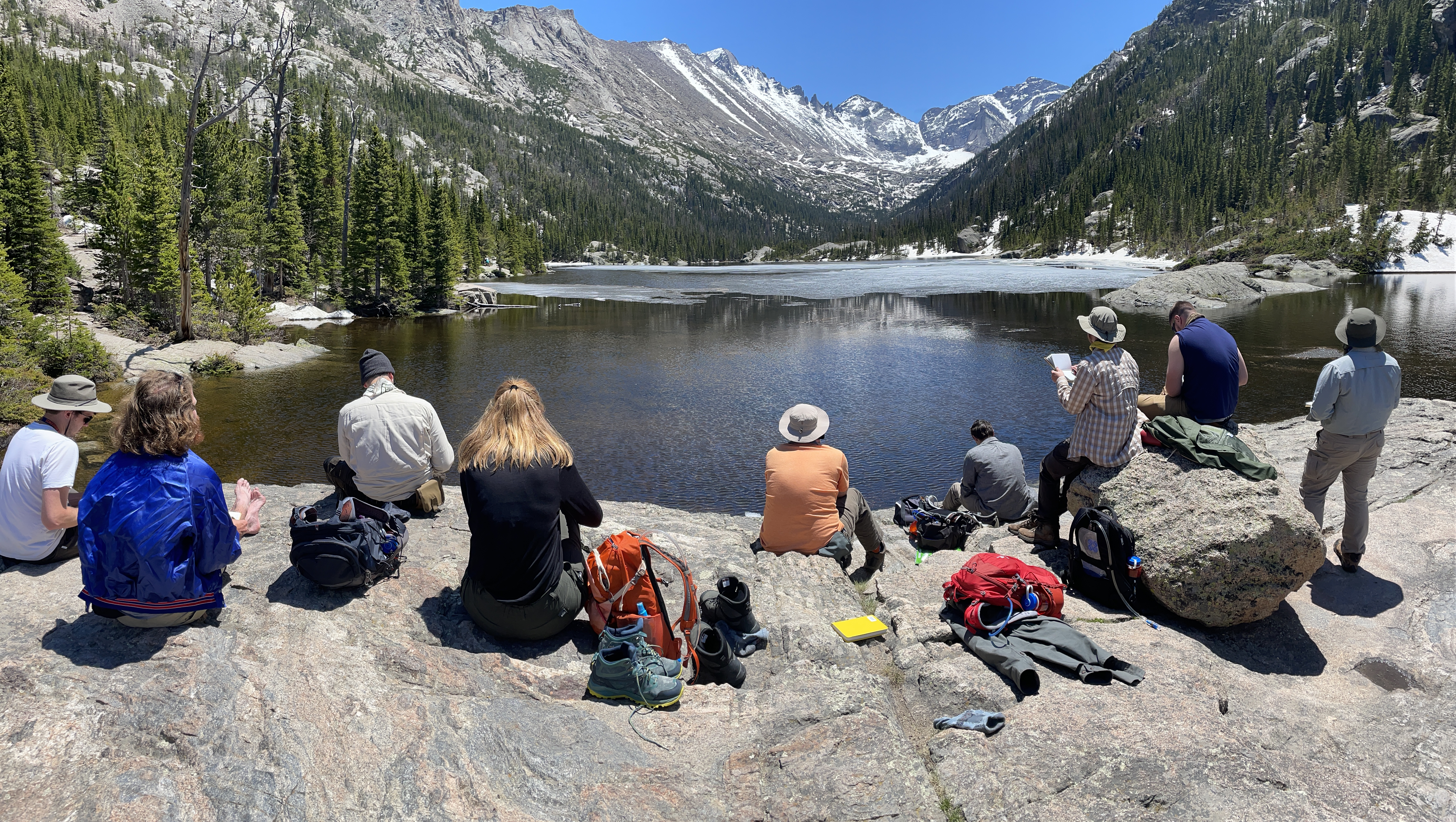 Sketching Glacial Valleys in Rocky Myn NP