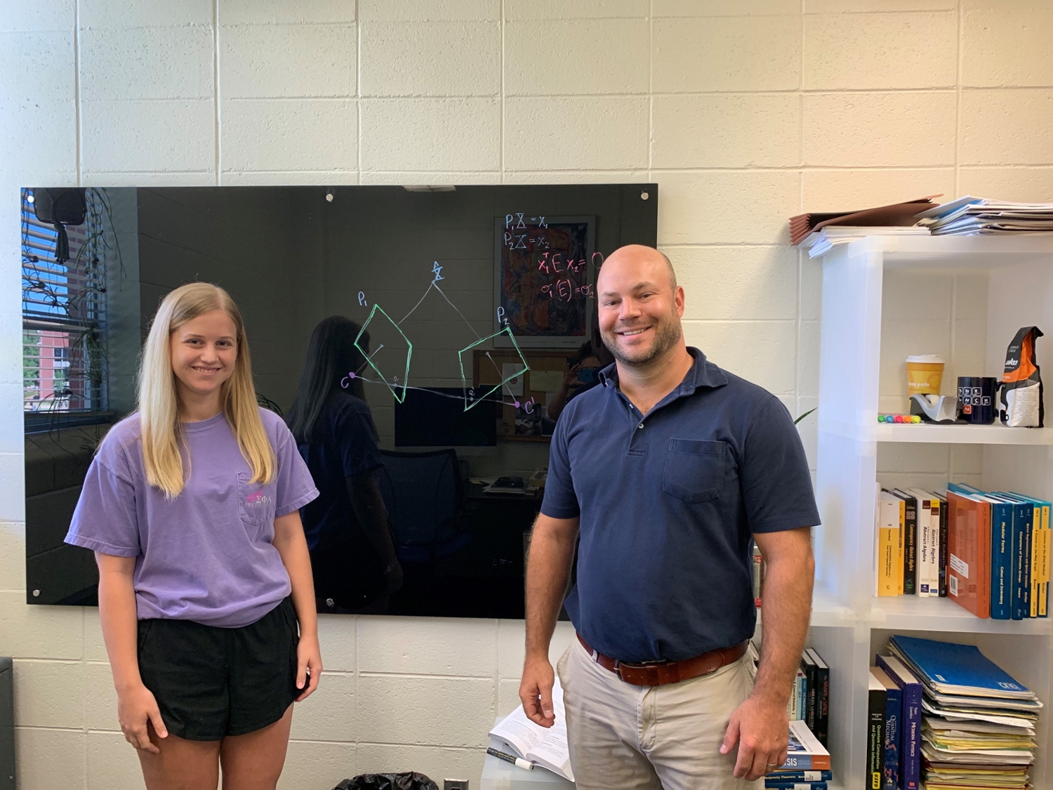 Leann Kopp with Dr. Luke Oeding. 